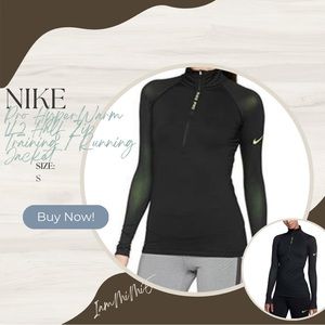 Nike Pro HyperWarm 1/2 Half Zip Training / Running Jacket size Small NWT